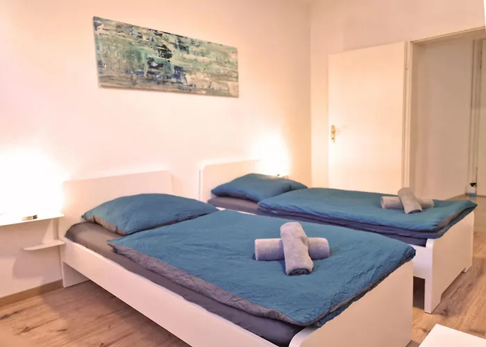 Appartement Happyside Travel&work #1 O Wlan O 6 Einzelbetten Leipzig